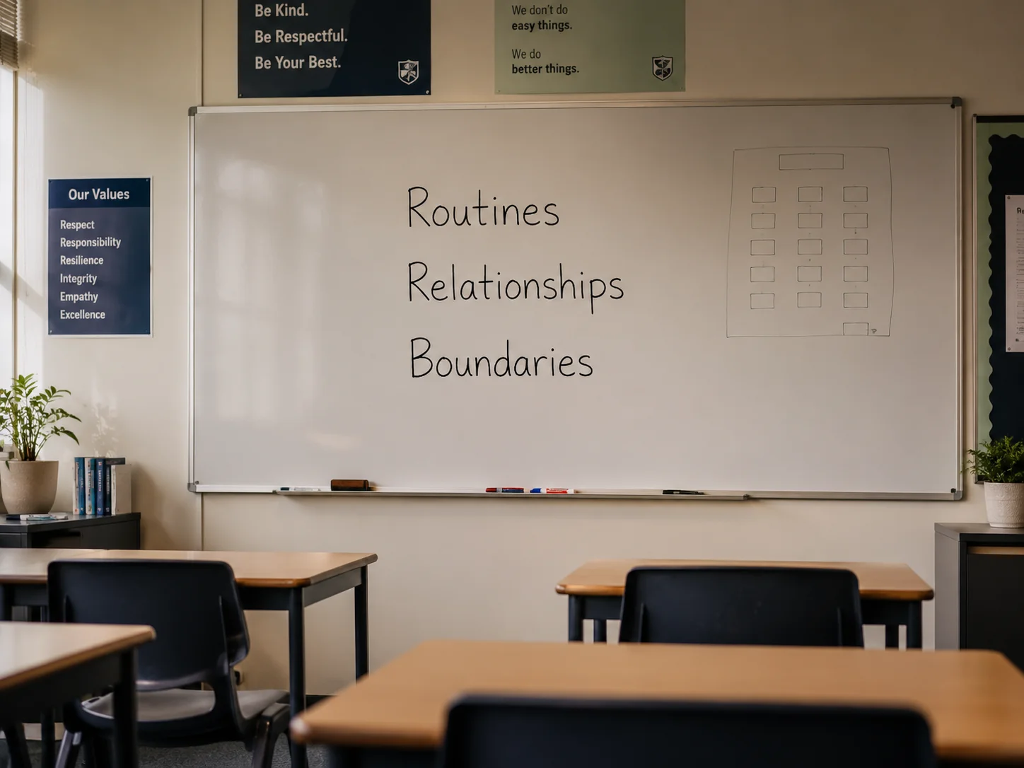 Back to My Early Days in Teaching classroom reflection